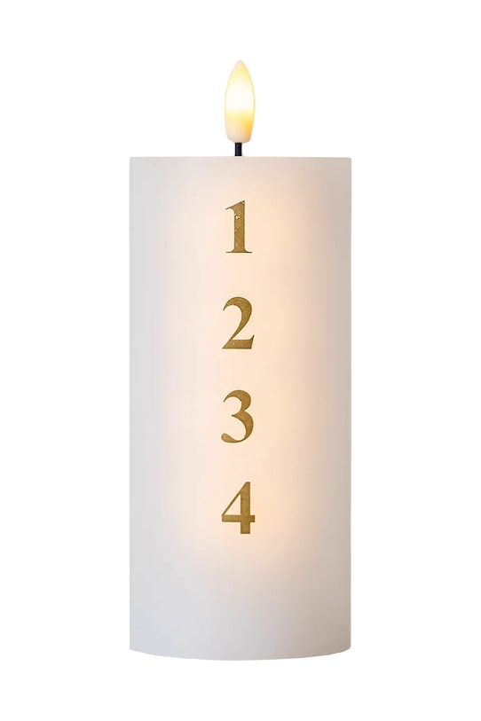 Sirius lumânare advent led Sille alb 80705