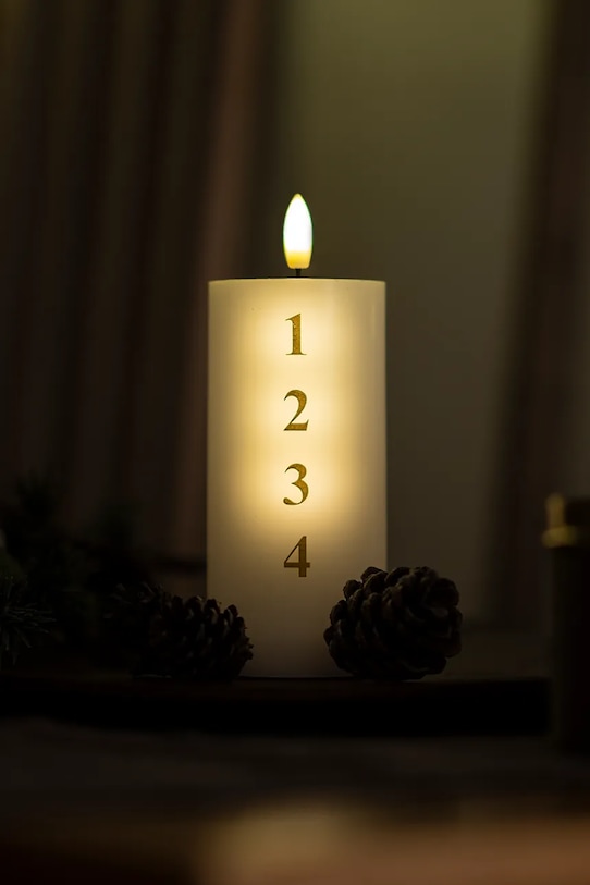 Sirius lumânare advent led Sille 80705 alb AA00