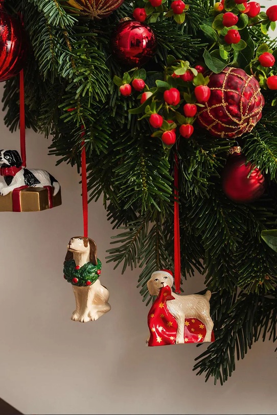 Villeroy & Boch zawieszka dekoracyjna Nostalgic Ornaments 5 x 5 x 7 cm 3-pack 14.8331.6692 multicolor AA00