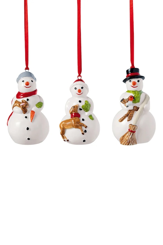 Villeroy & Boch pandantiv decorativ Nostalgic Ornaments 5 x 5 x 8 cm 3-pack multicolor 14.8331.6693