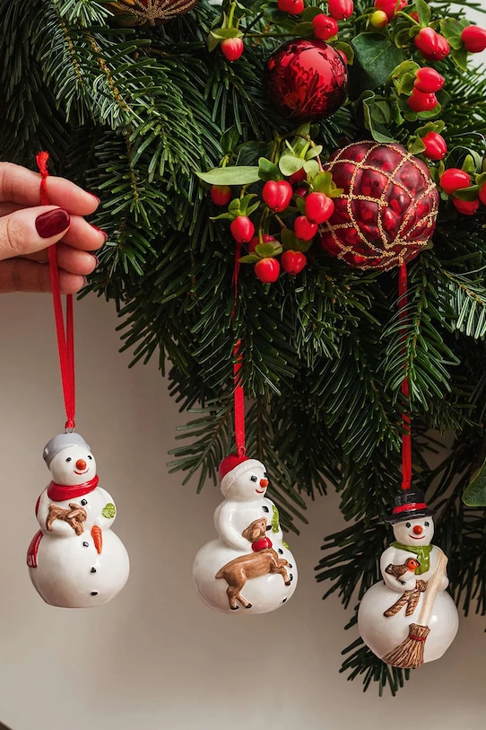 Lifestyle Villeroy & Boch pandantiv decorativ Nostalgic Ornaments 5 x 5 x 8 cm 3-pack 14.8331.6693 multicolor