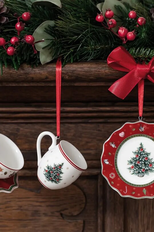 Різдвяні прикраси Villeroy & Boch Toy's Delight 3-pack 14.8659.6665 барвистий AA00