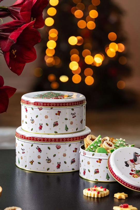 Villeroy & Boch zestaw pojemników do przechowywania z pokrywkami Biscuit box 20 / 17 / 14 cm 3-pack 35.9391.0089 multicolor AA00