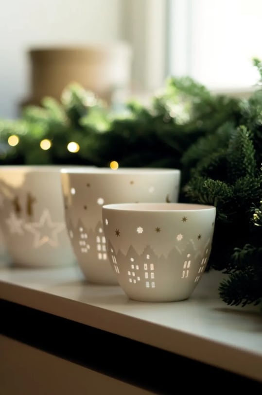 Lifestyle Raeder świecznik dekoracyjny Poetry C92182 biały