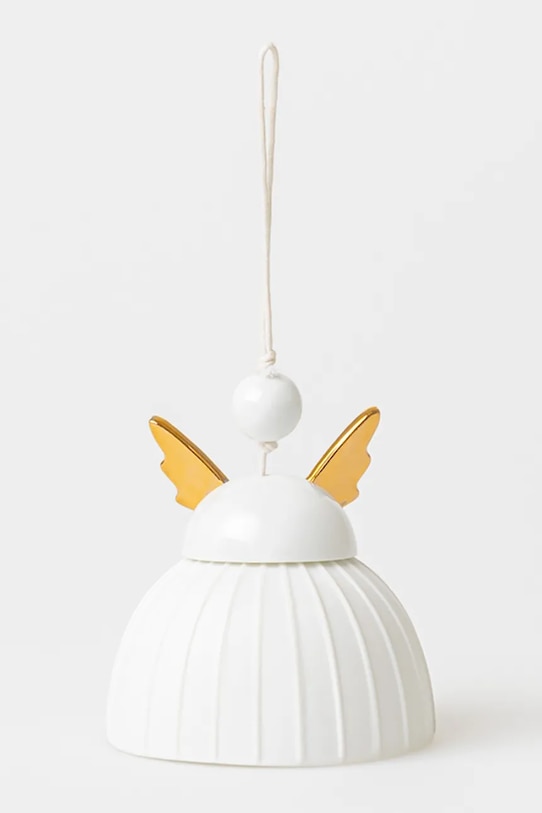 Raeder dzwonek świąteczny Lady Bell 6,5 x 8 cm C92379 biały AA00