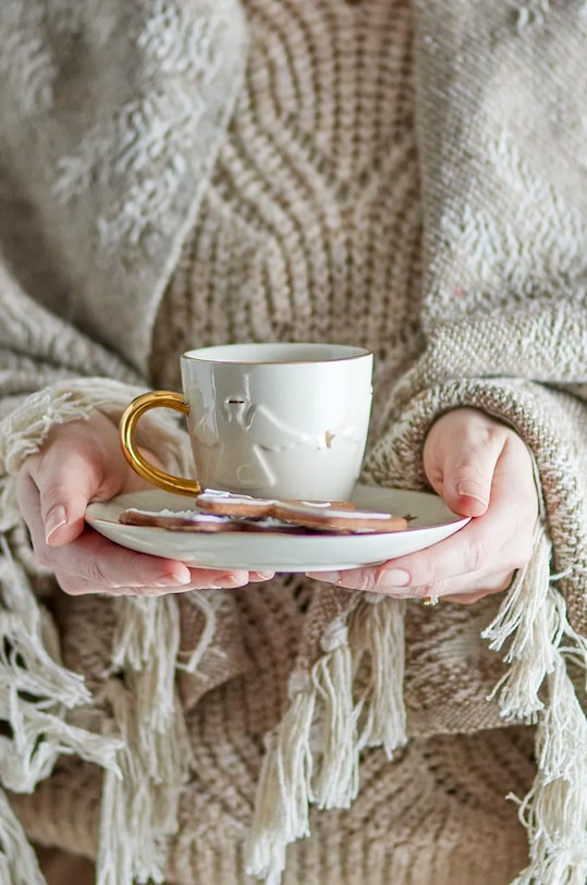 Hrnek Bloomingville Starry Mug 200 ml 82062290 bílá AA00