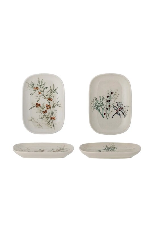 Bloomingville farfurie de servire Hollie 2-pack verde 82060007