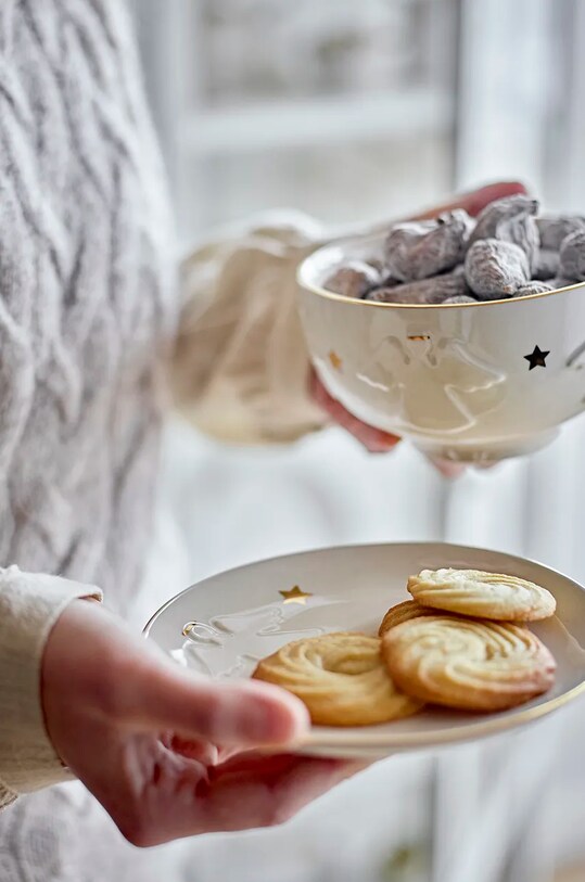 Тарілка Bloomingville Starry білий 82062292