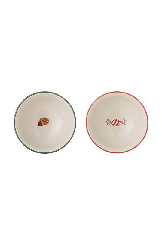 Bloomingville miska Jolly Bowl 500 ml 2-pack 82051530 czerwony AA00