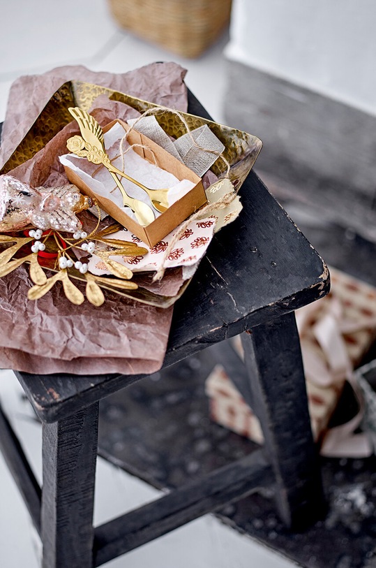 Bloomingville zestaw łyżeczek Liani Cutlery 2-pack 82060077 żółty AA00