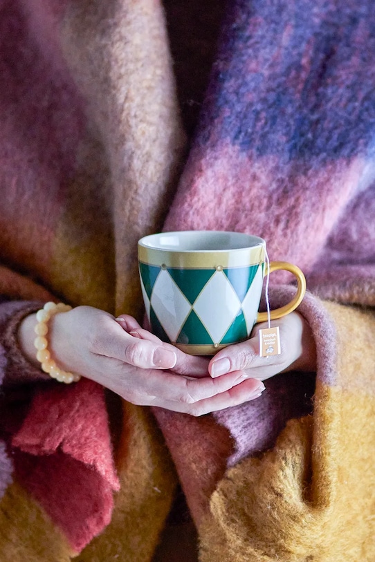 Bloomingville ceasca Jolly 300 ml 82062263 verde AA00