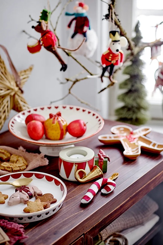 Lifestyle Bloomingville farfurie Jolly 82058347 rosu