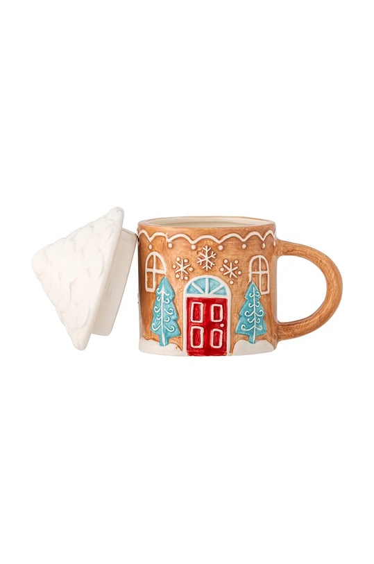 Bloomingville cană cu capac Ginnie 370 ml 82061243 maro AA00