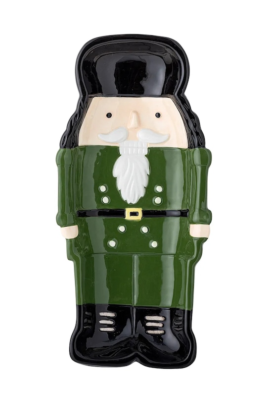 Декоративная тарелка Bloomingville Feast Serving Plate зелёный 82061251