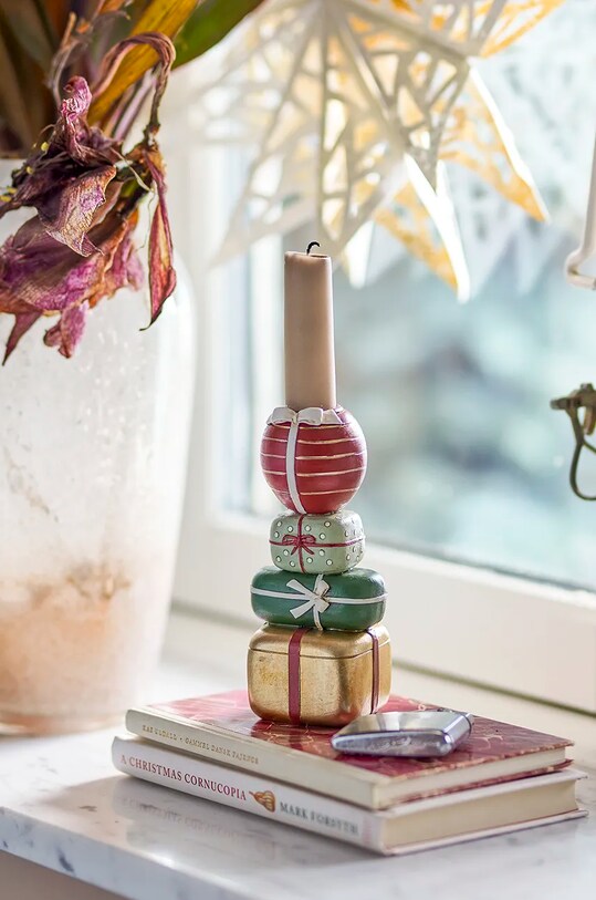 Декоративний свічник Bloomingville Wish Candle Holder червоний 82062281