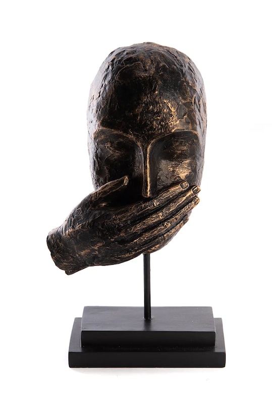 home & lifestyle figurina decorativa 16 x 27,69 x 9,4 cm maro 161125