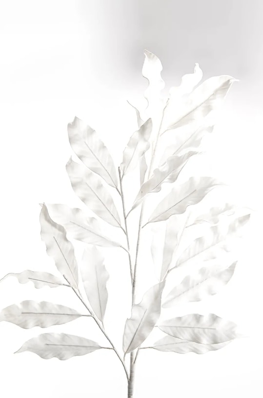 Искусственная ветвь home & lifestyle белый 154026