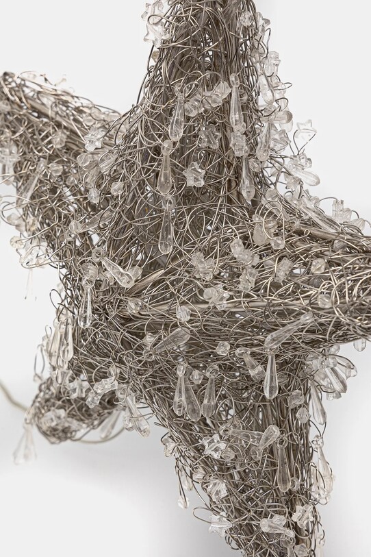 home & lifestyle led karácsonyi dekoráció 12 x 27 x 25 cm 159857.STAR ezüst AA00