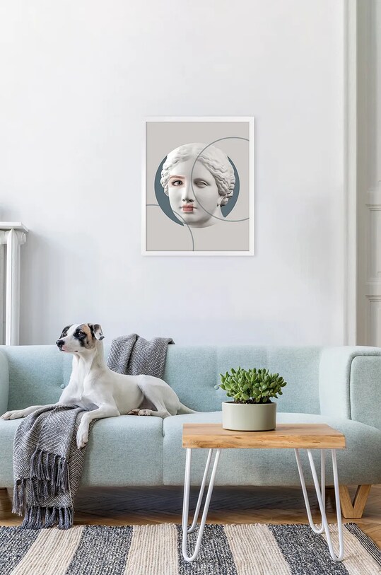 Вітальня та спальня Декорація настінна home & lifestyle Venus z Milo 15.29.201.5235 барвистий