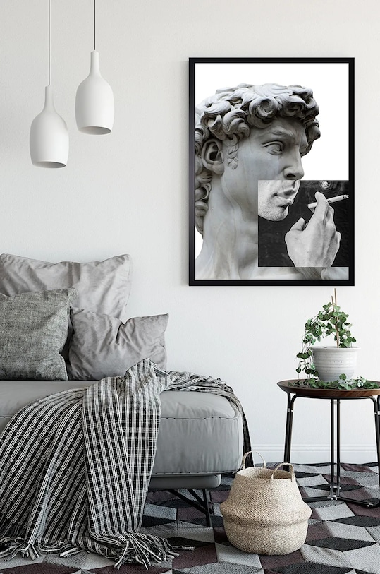 Гостиная и спальня Настенный декор home & lifestyle Posag Dawida z Papierosem 15.41.201.6049 мультиколор