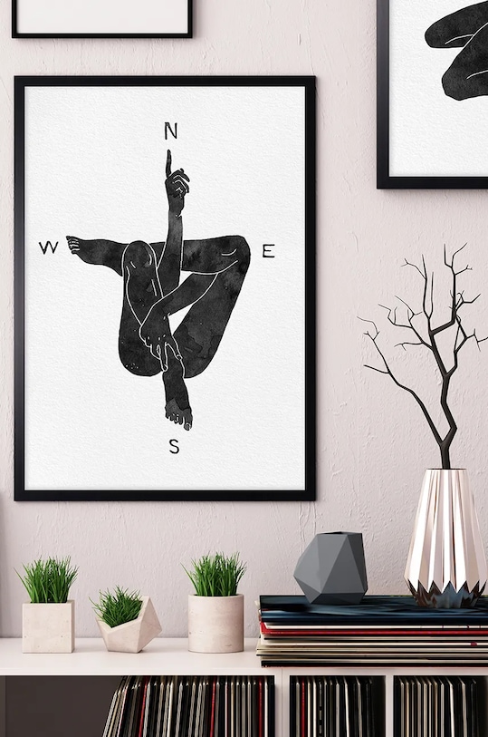 Гостиная и спальня Настенный декор home & lifestyle Zen Man Four Sides 15.41.201.5226 мультиколор