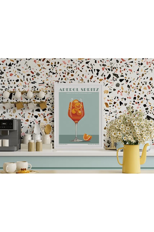 Σαλόνι και υπνοδωμάτιο Διακοσμητικό τοίχου home & lifestyle Sunset with Aperol 15.41.201.24058 πολύχρωμο