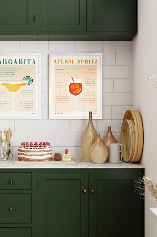 Вітальня та спальня Декорація настінна home & lifestyle Margarita Recipy 15.41.201.24063 барвистий