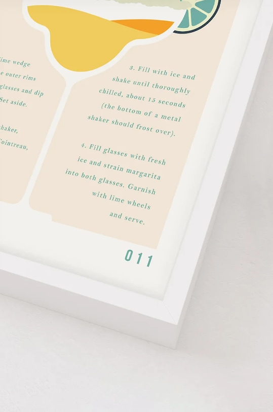 Zidni ukras home & lifestyle Margarita Recipy 15.41.201.24063 šarena AA00