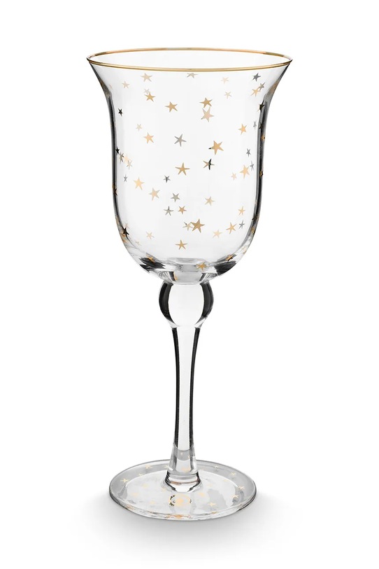 Pip Studio zestaw kieliszków do wina Stars Gold 360 ml 6-pack transparentny 51.131.058