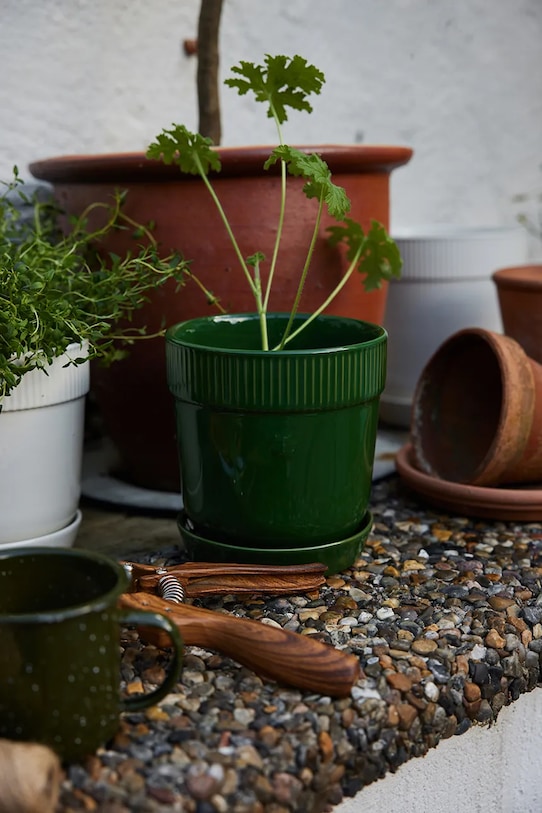 Květináč Sagaform Elise 5018394 zelená AA00