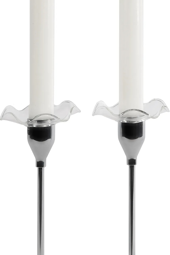 Obal na svíčku Sagaform Viva 2-pack 5018443 šedá AA00