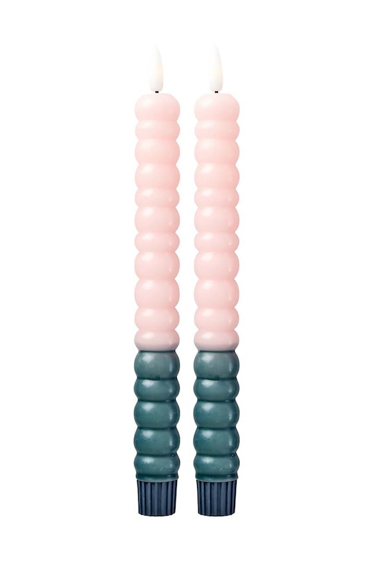Súprava led sviečok Rice Soft Pink 2-pak viacfarebná CDLED.2ZSIG