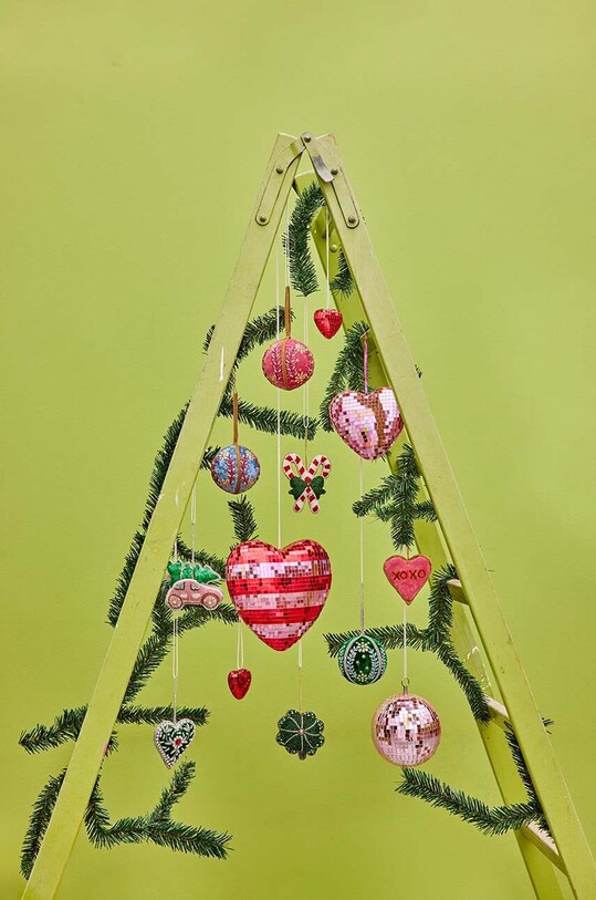 Декорація Rice Medium Heart Home Decor барвистий DISCO.MHEA