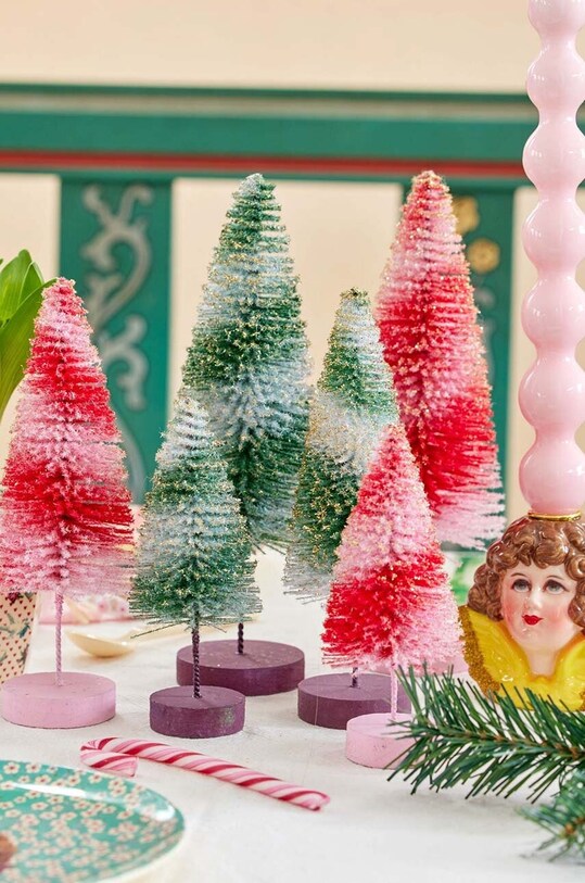 Rice pom de crăciun decorativ 3-pack multicolor BOTRE.XMASI