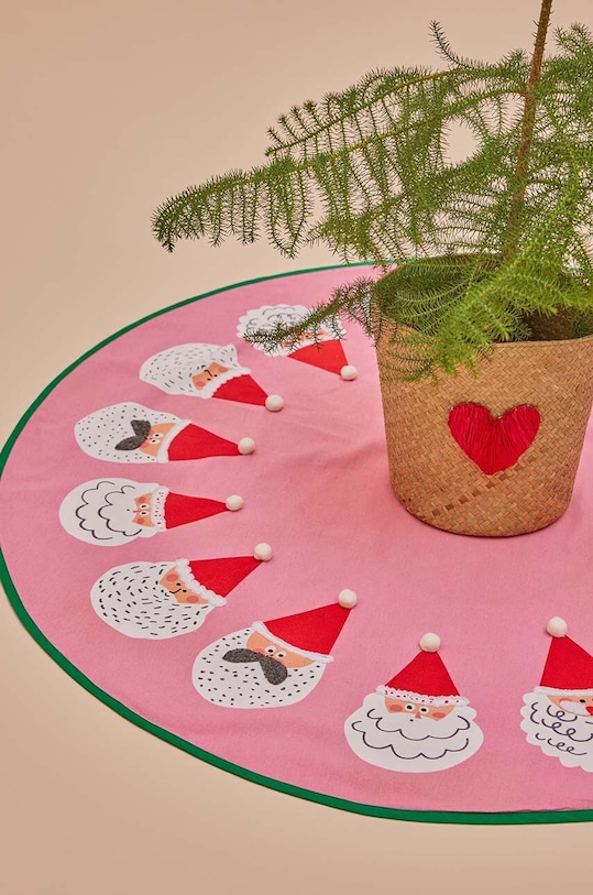 Lifestyle Χαλάκι χριστουγεννιάτικου δέντρου Rice FLCAR.XMASTREE πολύχρωμο