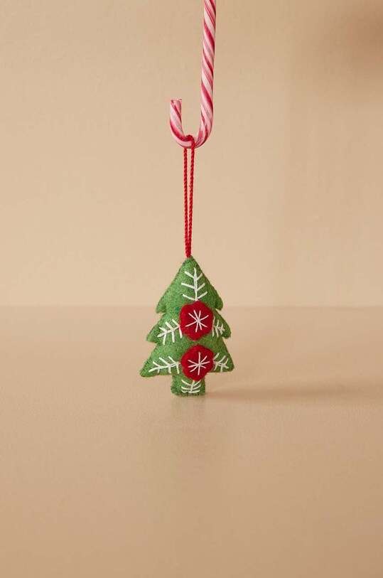Závesná dekorácia Rice Christmas Tree Fabric XHAN.TREE viacfarebná AA00