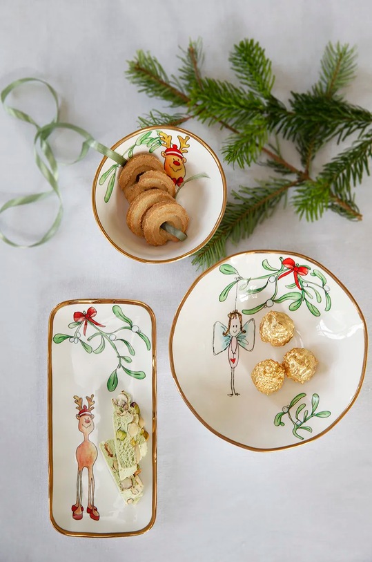 Lifestyle Πιάτο Medusa-Copenhagen Jingle Bell 10488 πολύχρωμο