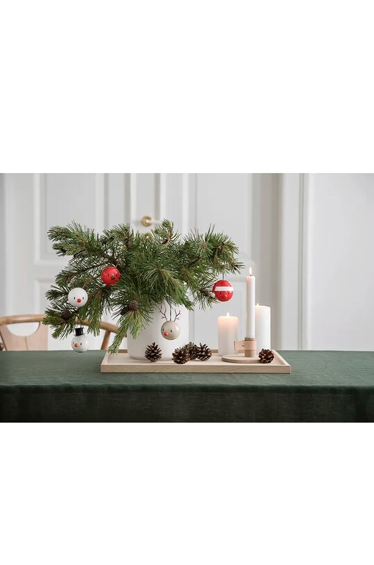 Декоративная подвеска Hoptimist Santa Ornament 2 шт 26094. мультиколор
