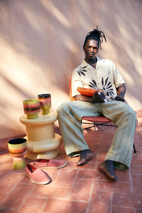 Salon i sypialnia Hkliving osłonka na doniczkę Retro AFC0004 multicolor