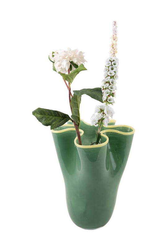 Obývací pokoj a ložnice Dekorativní váza Present Time Ruffles Large PT4160GR vícebarevná