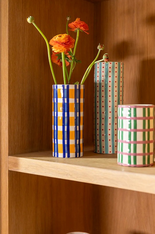 &k amsterdam vaza decorativa clash dot 2899.02 multicolor AA00