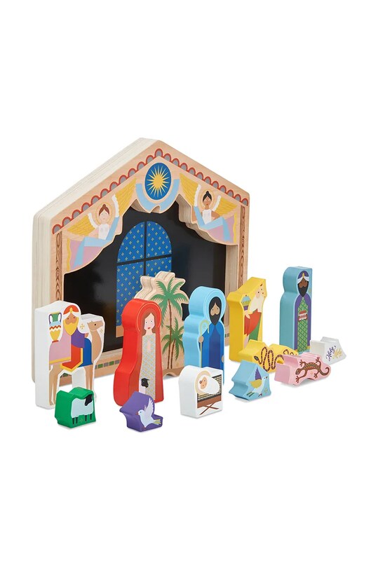 Лайфстайл Дерев'яний пазл - вертеп &k amsterdam The Crib P12.01 барвистий