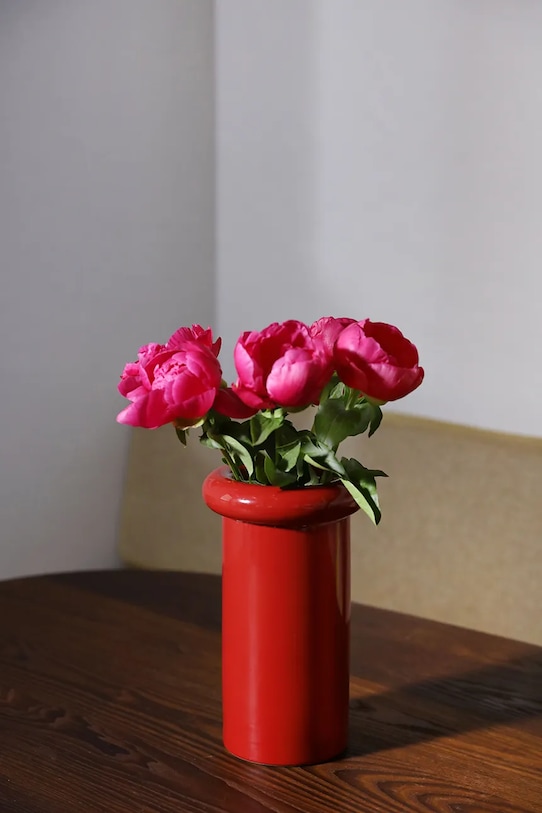 Dekorativní váza &k amsterdam turban burgundy 3548.02 vícebarevná AA00