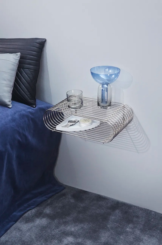 Nástenná polica AYTM Curva sivá 503290004081