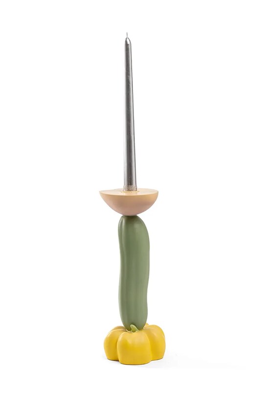 Salon i sypialnia Seletti świecznik dekoracyjny Vitamin Cucumber 15375 multicolor