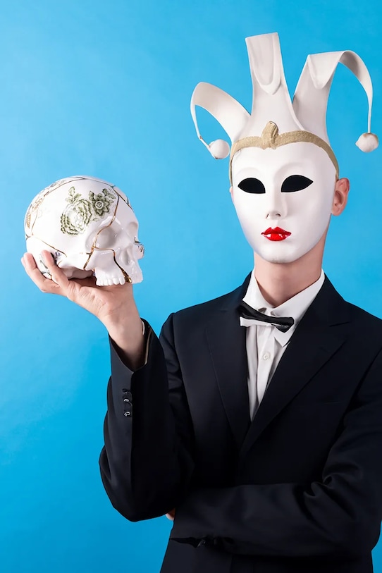 Декоративная фигурка Seletti Kintsugi Skull 09943 мультиколор