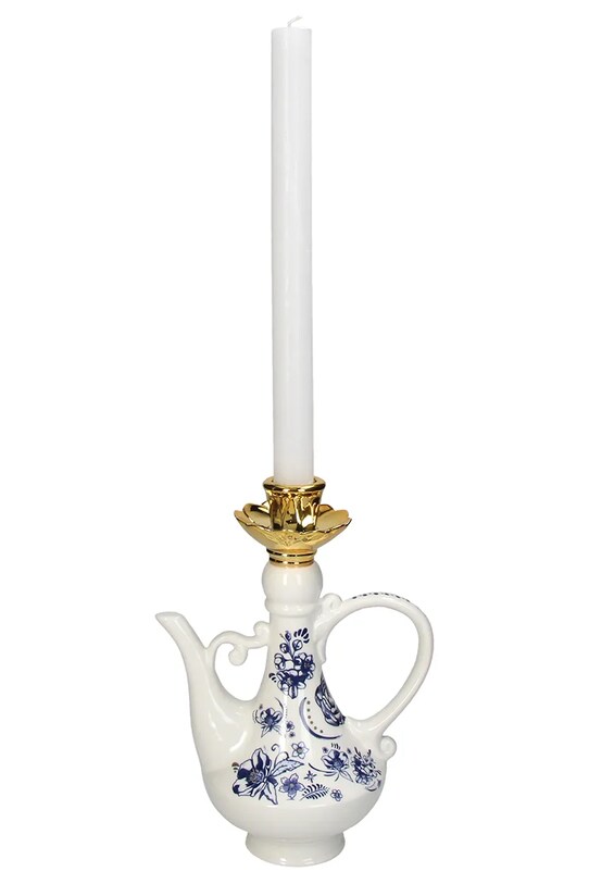 Декоративний свічник home & lifestyle KAL.3207 барвистий