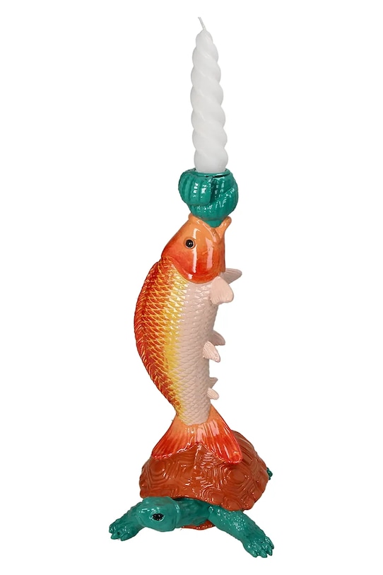 Декоративний свічник home & lifestyle барвистий KAL.5984