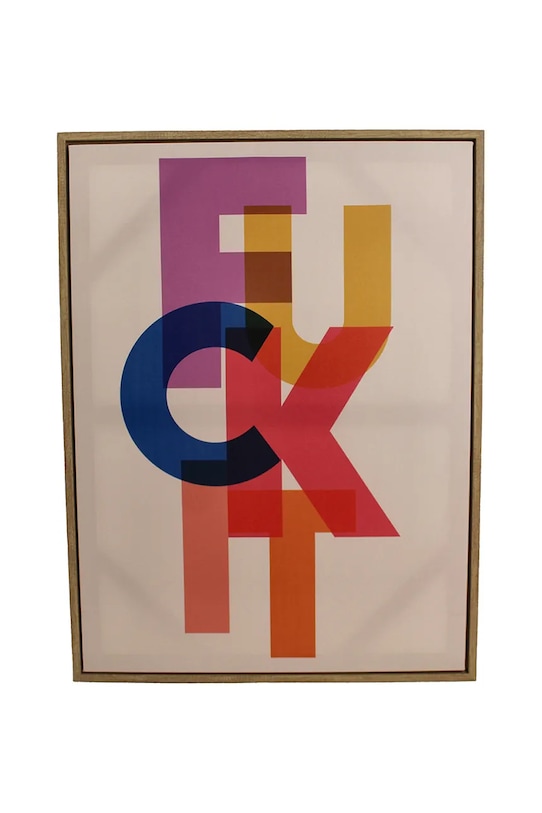 home & lifestyle decorațiune de perete cu ramă multicolor KAL.6015