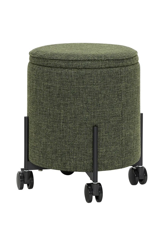 Hübsch puff tárolóval Contain Pouffe zöld 021701